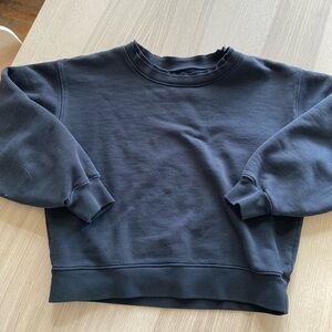 MATE the Label Raw Neck Cropped Sweatshirt